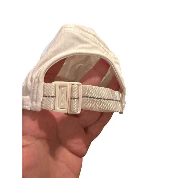 Lululemon Race To Place Run Hat White Lightweight Running Gym Workout Sporty - Picture 7 of 8